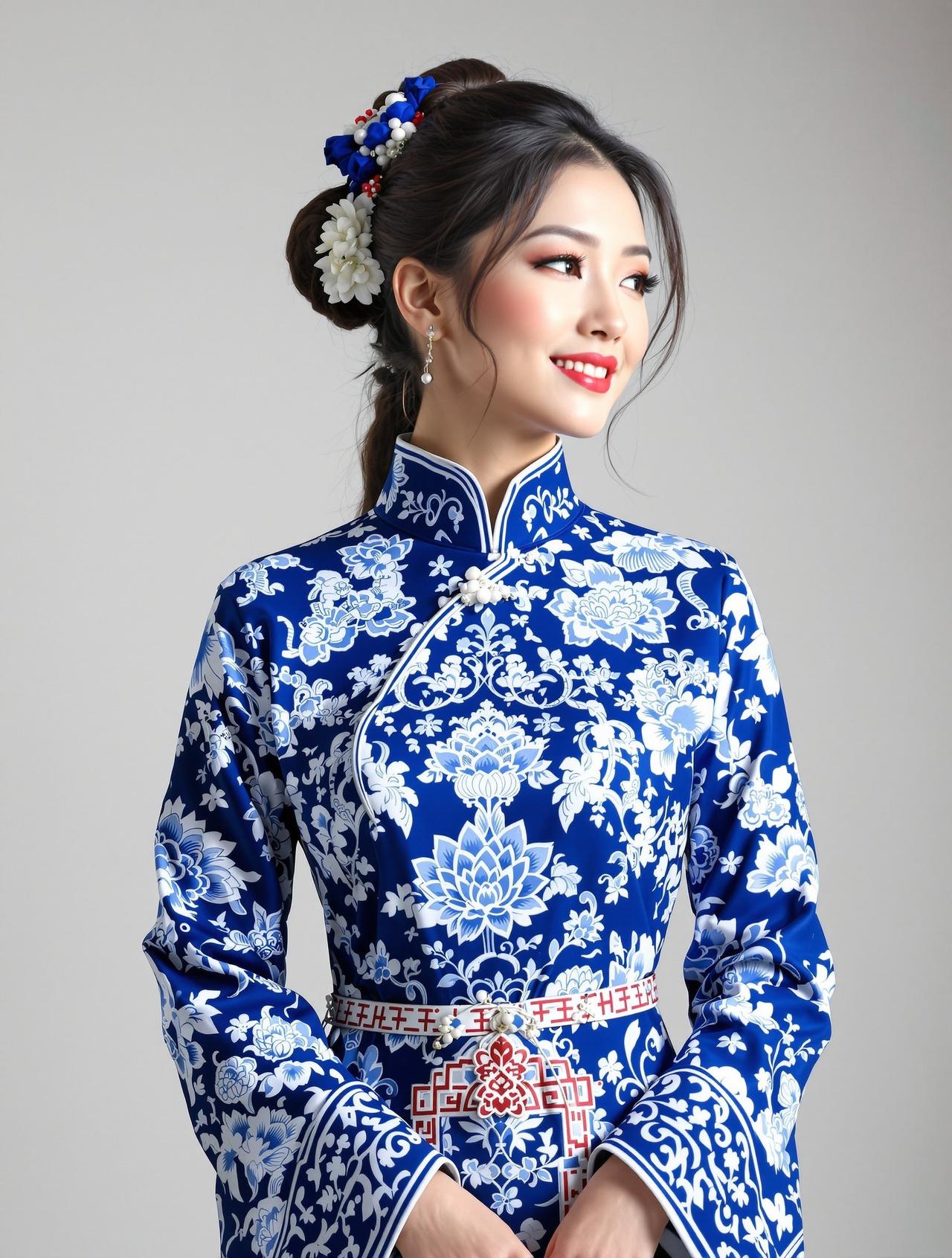 青花瓷韵 - 典雅东方美学